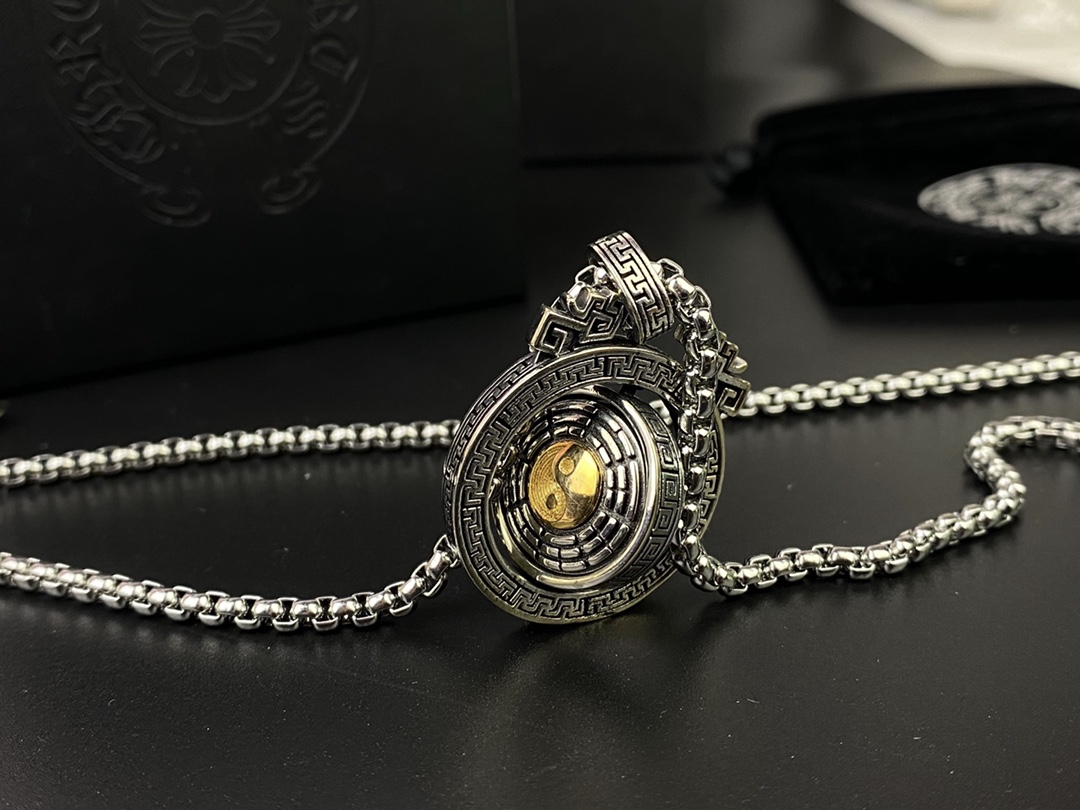 【CHROME HEARTS】ネックレス、新しいネックレス万能シンプルファッションオーナメント 240727