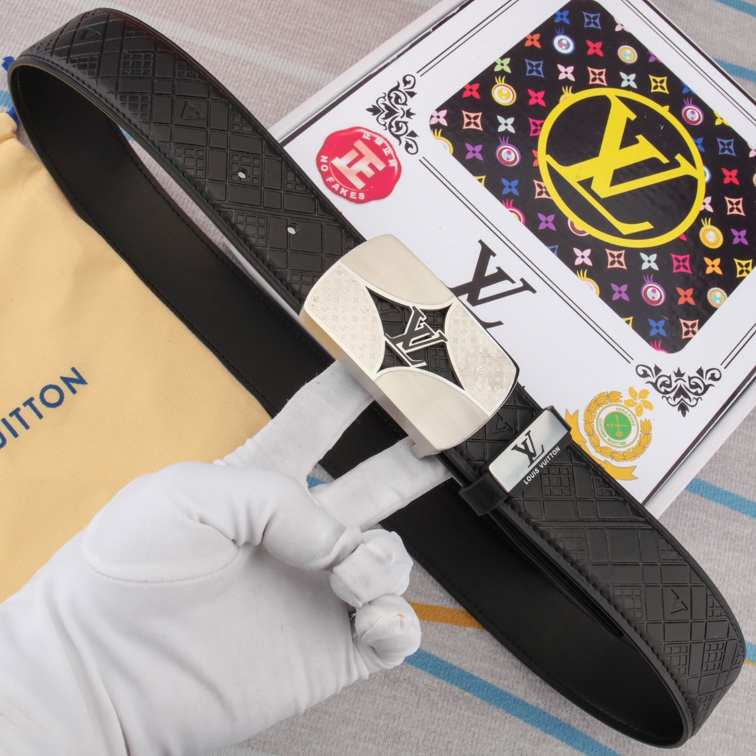 LV【LOUIS VUITTON】(ルイヴィトン) 3.8cmベルト メンズ  240903