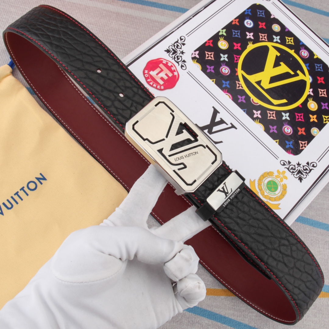 LV【LOUIS VUITTON】(ルイヴィトン) 3.8cmベルト メンズ  240903