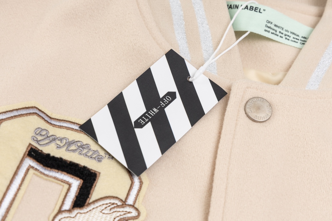 【OFF-WHITE  公式旗艦店】オフホワイト  野球着  ジャケット着ご好評に付き再入荷！241023