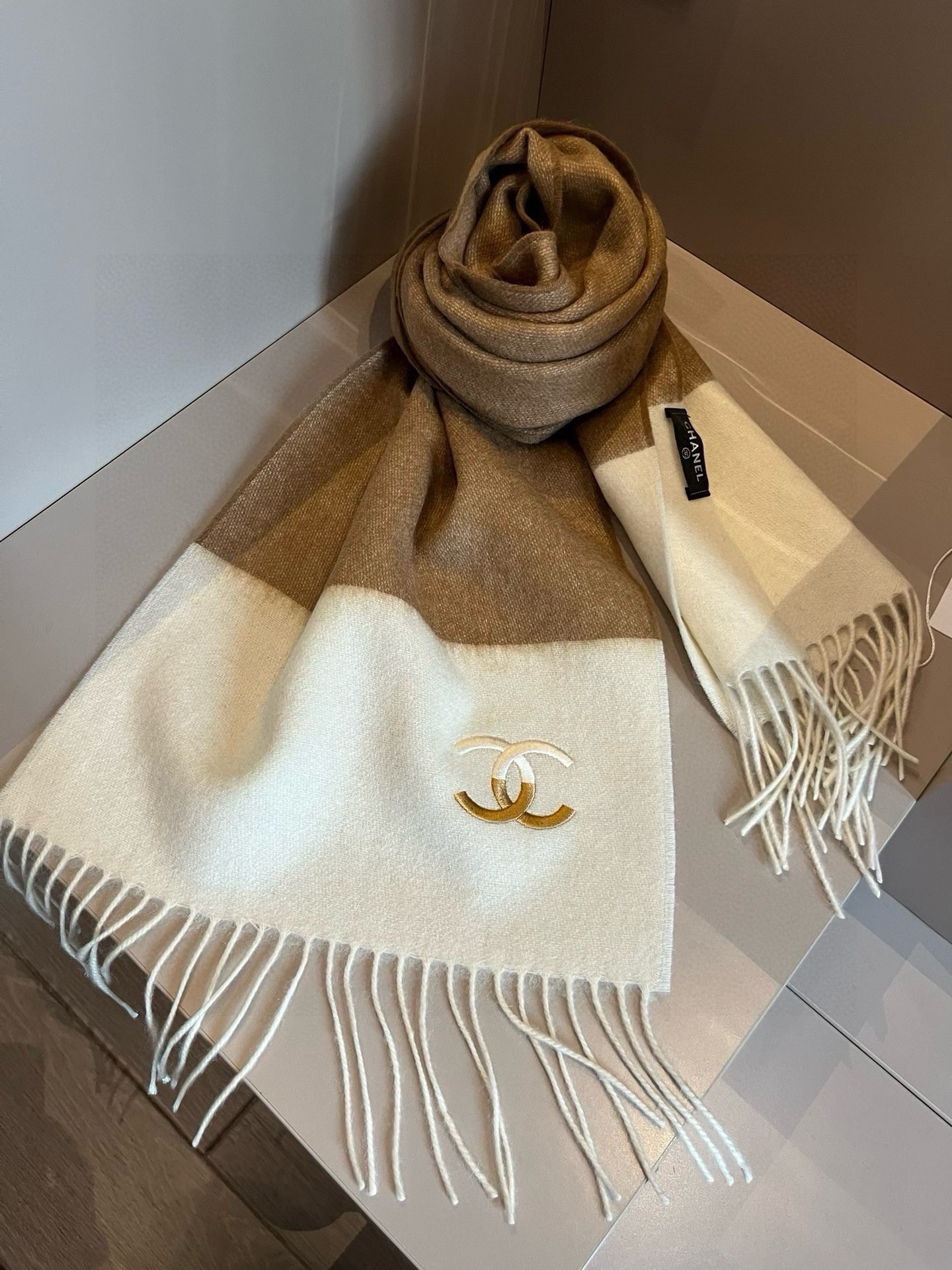 【CHANEL  シャネル 】スカーフ60*190CM 241107