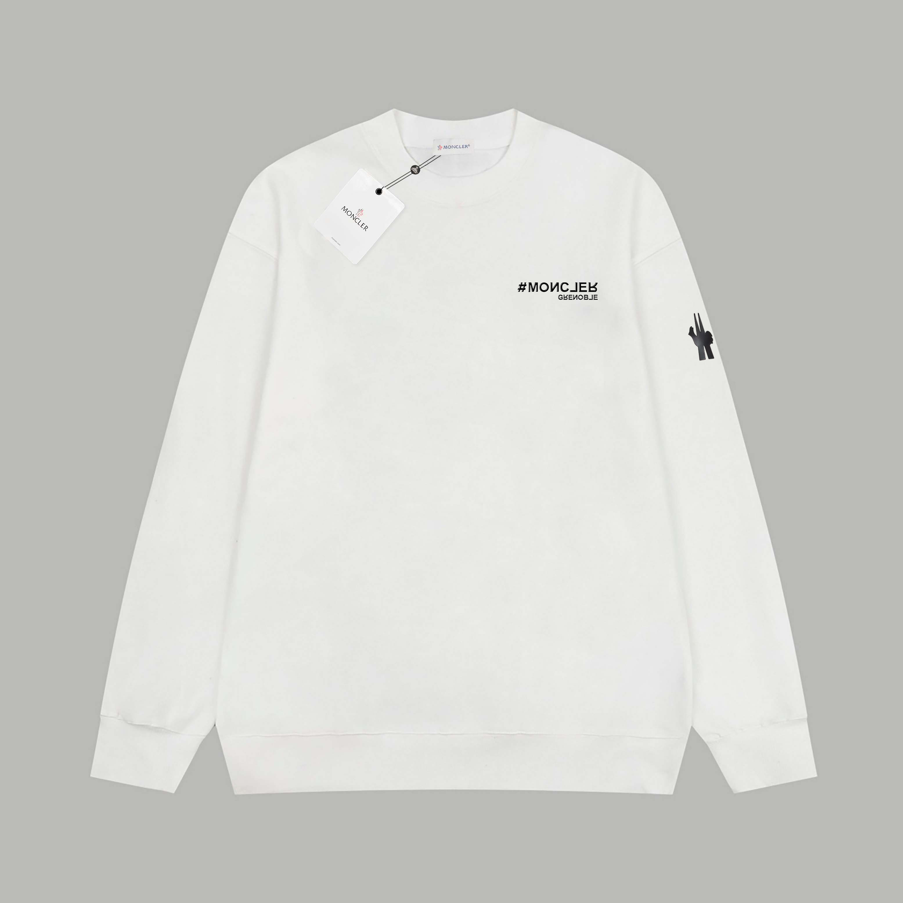 【MONCLER  公式旗艦店】モンクレール  丸首の衛衣 スウェット ご好評に付き再入荷！241120