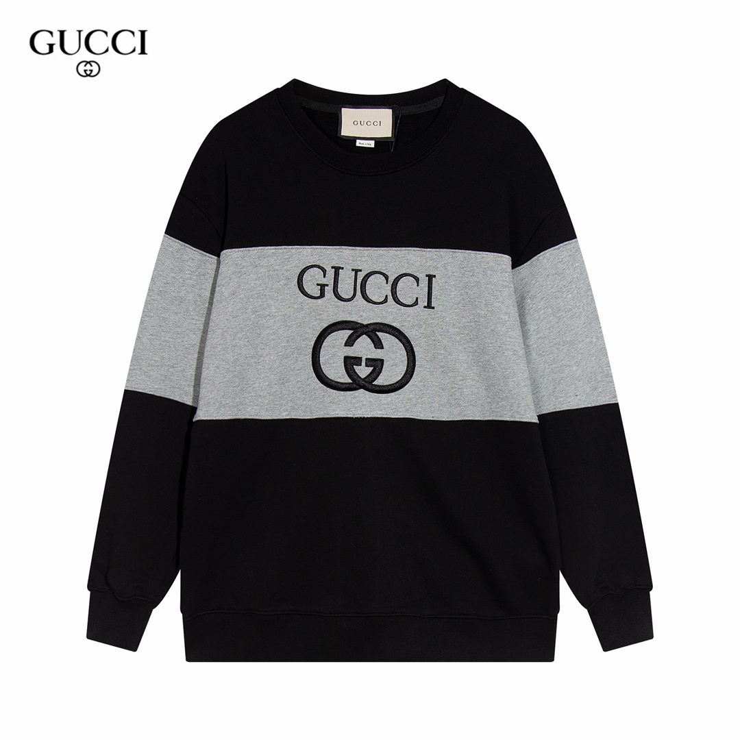 【GUCCI  公式旗艦店】グッチ  丸首の衛衣 スウェットご好評に付き再入荷！