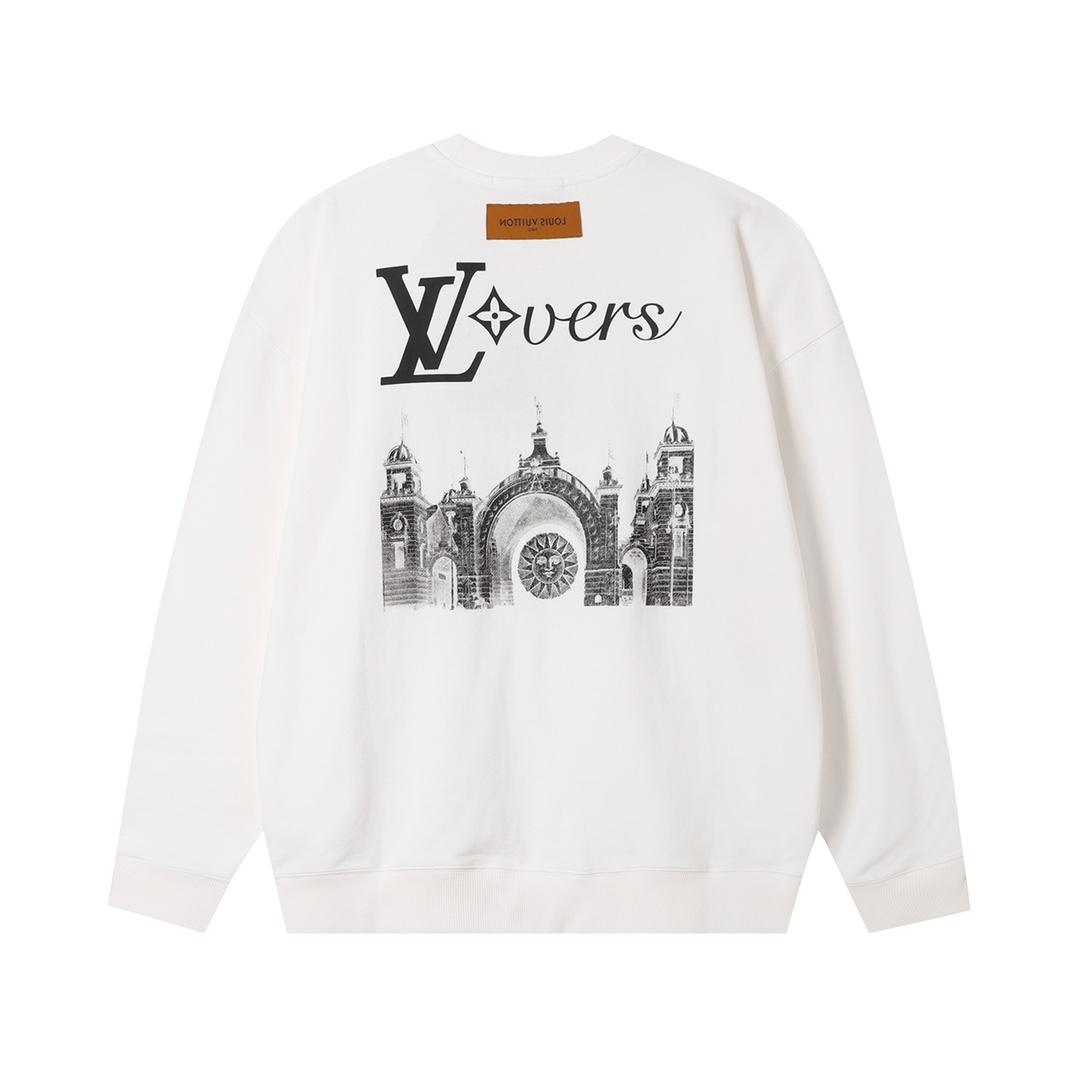 【LOUIS VUITTON  公式旗艦店】ルイヴィトン 丸首の衛衣 スウェット ご好評に付き再入荷 240808