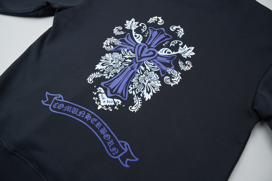 【CHROME HEARTS 公式旗艦店】クロムハーツ  丸首の衛衣 スウェット ご好評に付き再入荷240829