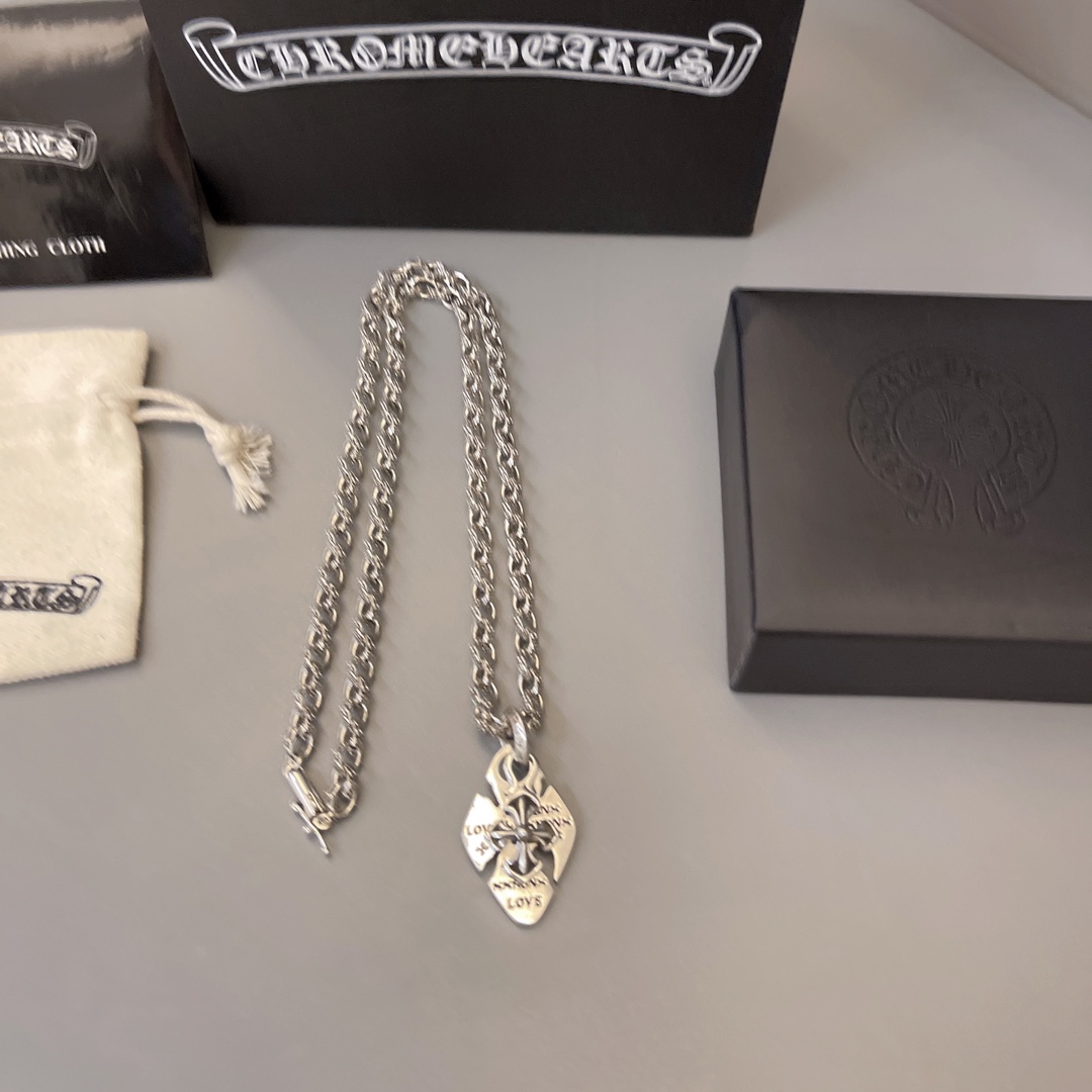【CHROME HEARTS】ネックレス、新しいネックレス万能シンプルファッションオーナメント  241014