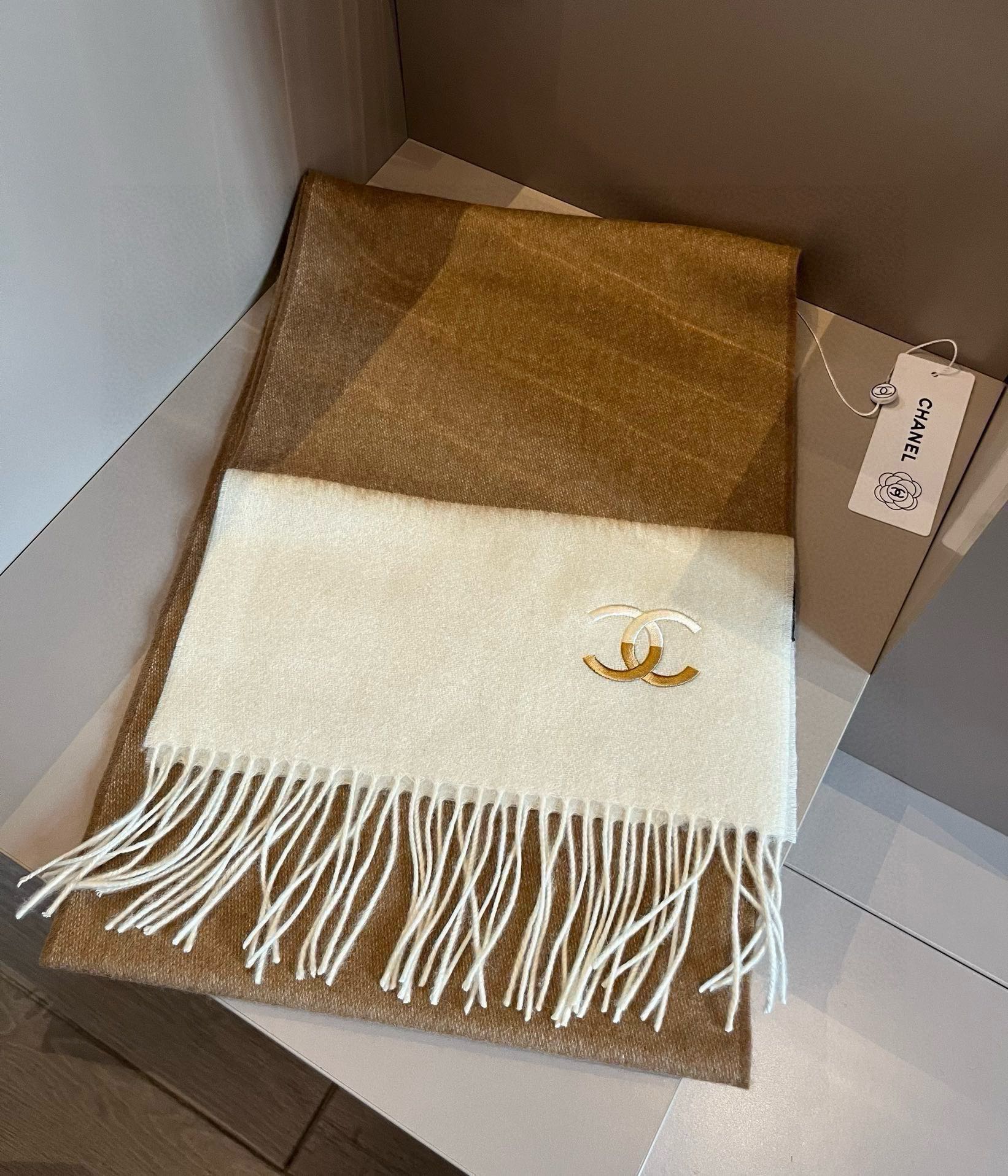 【CHANEL  シャネル 】スカーフ60*190CM 241107