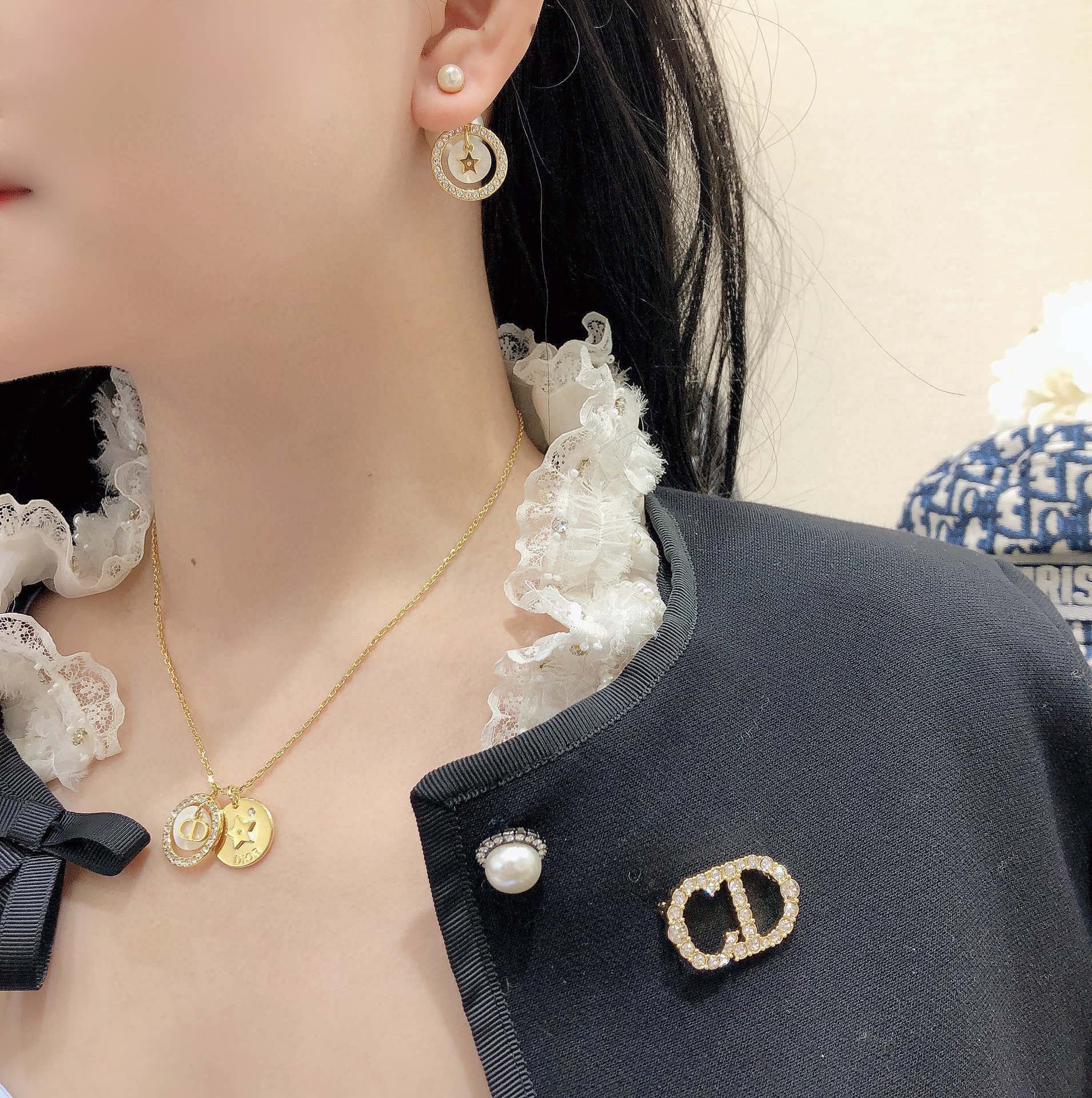 【 DIOR】ネックレス、新しいネックレス万能シンプルファッションオーナメント