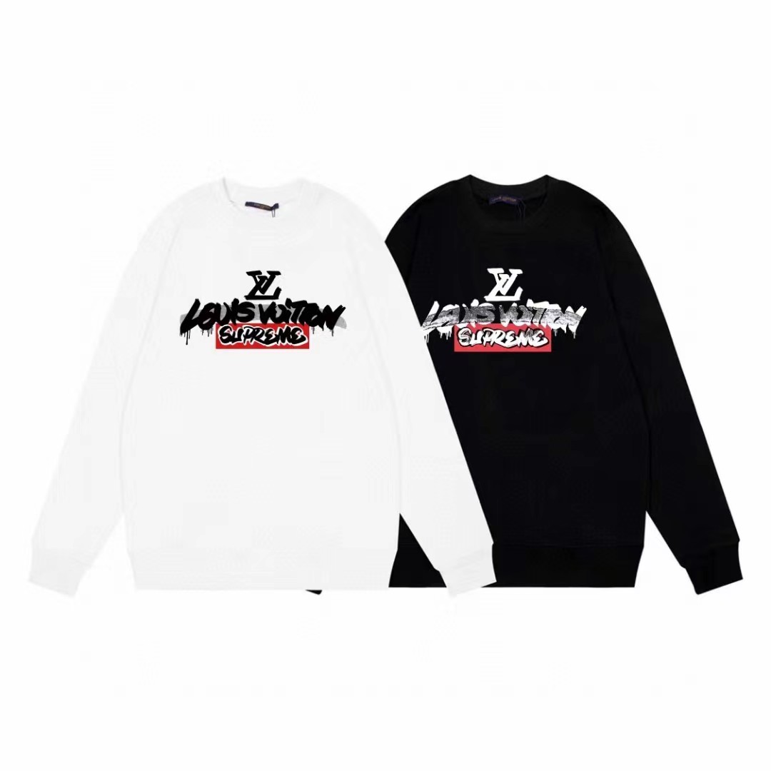 【LOUIS VUITTON  公式旗艦店】ルイヴィトン  丸首の衛衣 スウェットご好評に付き再入荷！