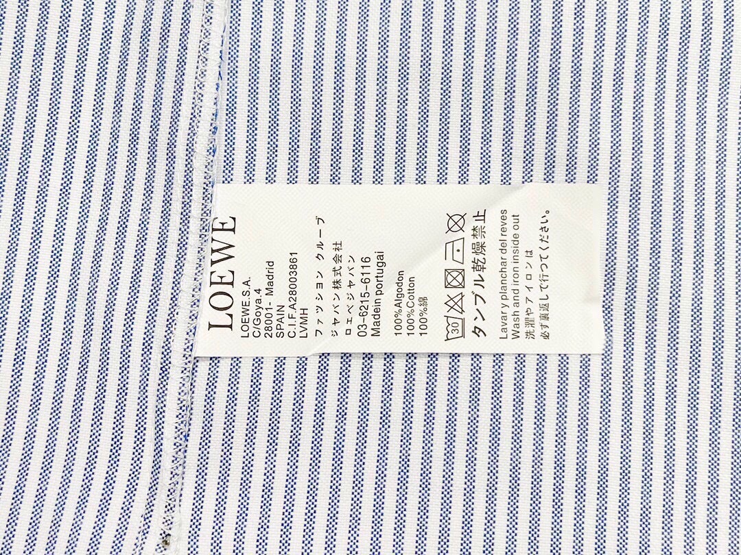 【LOEWE 公式旗艦店】 ロエベ  シャツ  ご好評に付き再入荷！