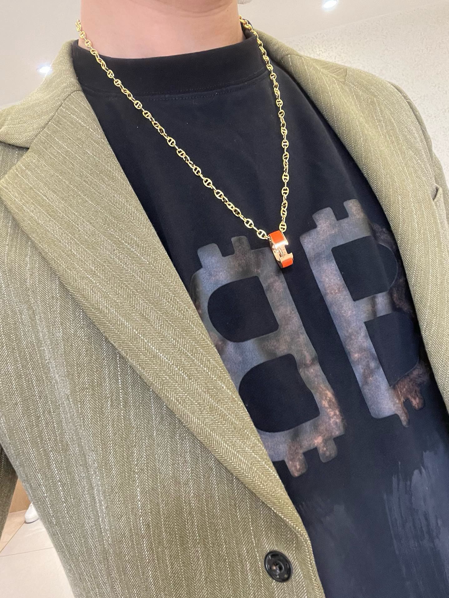 【HERMES】ネックレス、新しいネックレス万能シンプルファッションオーナメント 240730