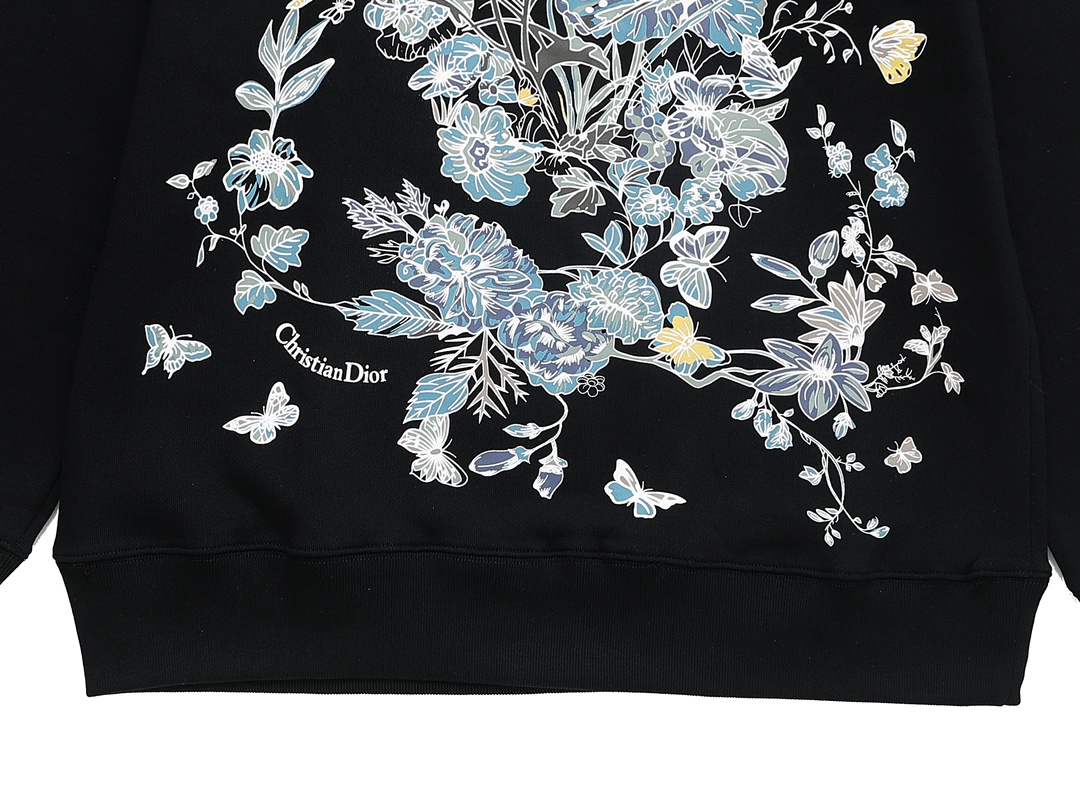 【DIOR  公式旗艦店】ディオール  丸首の衛衣 ご好評に付き再入荷 240809