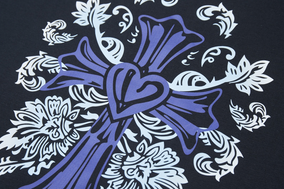 【CHROME HEARTS 公式旗艦店】クロムハーツ  丸首の衛衣 スウェット ご好評に付き再入荷240829