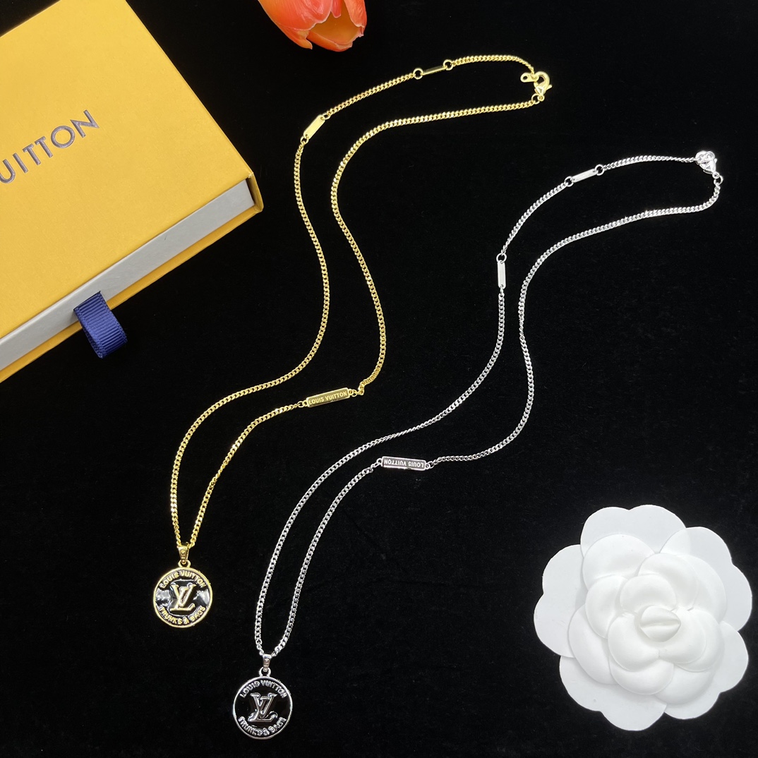 【LOUIS VUITTON】ネックレス、新しいネックレス万能シンプルファッションオーナメント241015
