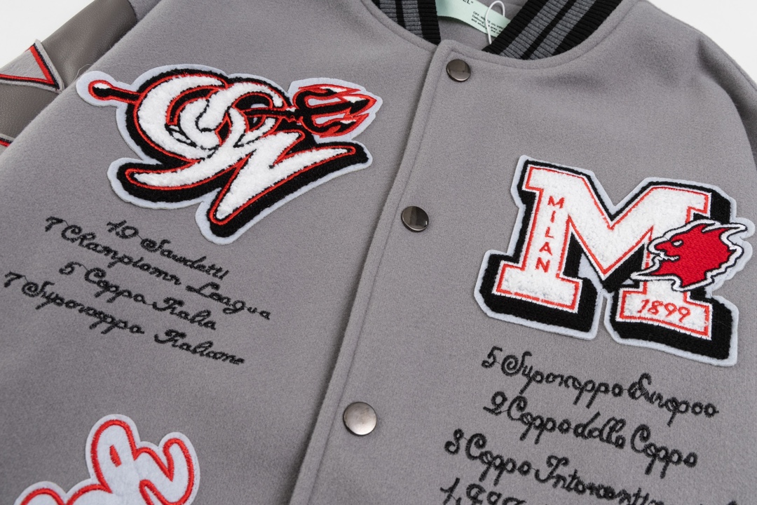 【OFF-WHITE  公式旗艦店】オフホワイト  野球着  ジャケット着ご好評に付き再入荷！241023