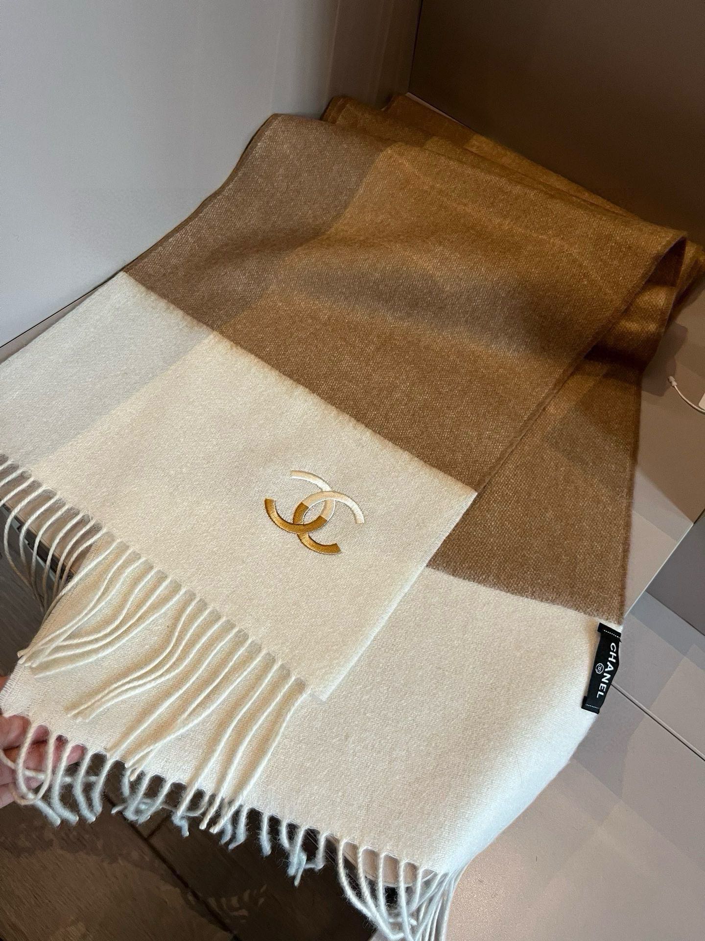 【CHANEL  シャネル 】スカーフ60*190CM 241107