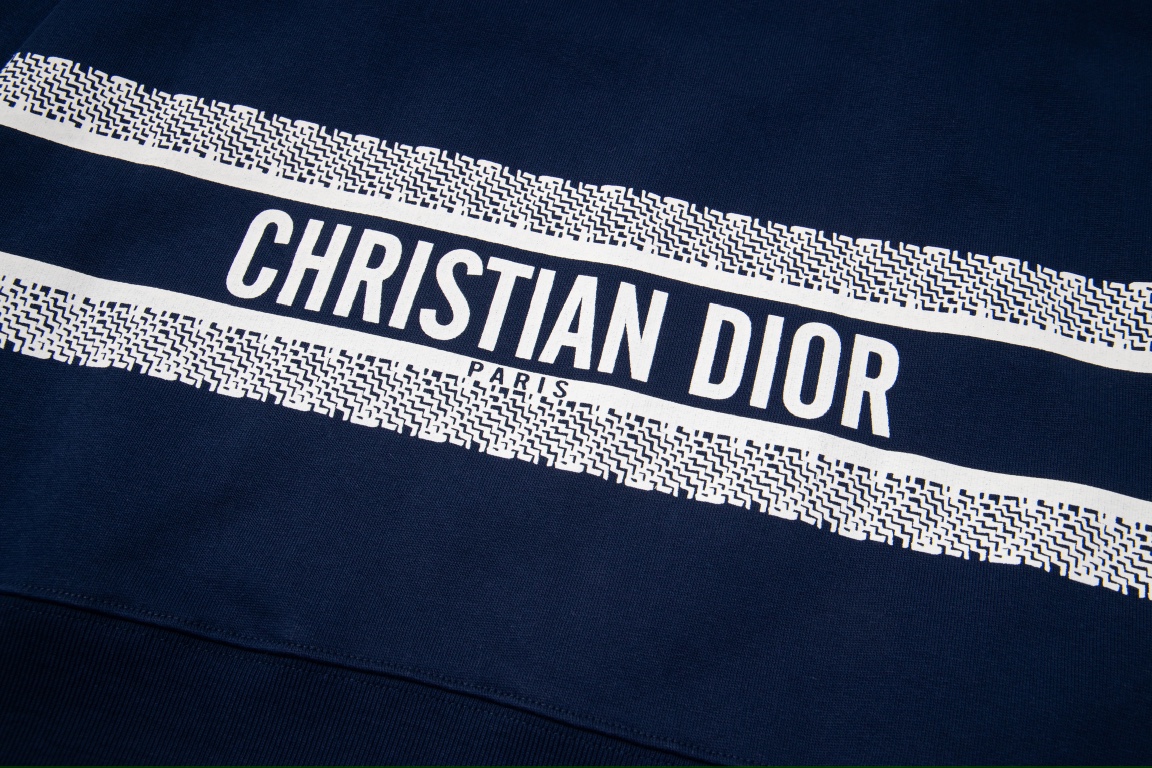 【DIOR  公式旗艦店】ディオール  丸首の衛衣  スウェット ご好評に付き再入荷！241121