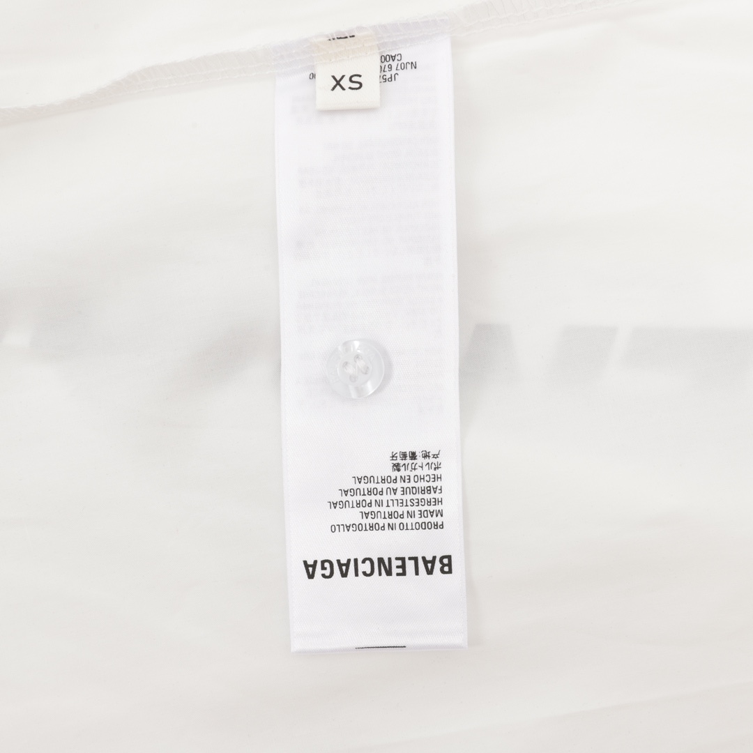 【BALENCIAGA 公式旗艦店】バレンシアガ  シャツ   ご好評に付き再入荷！