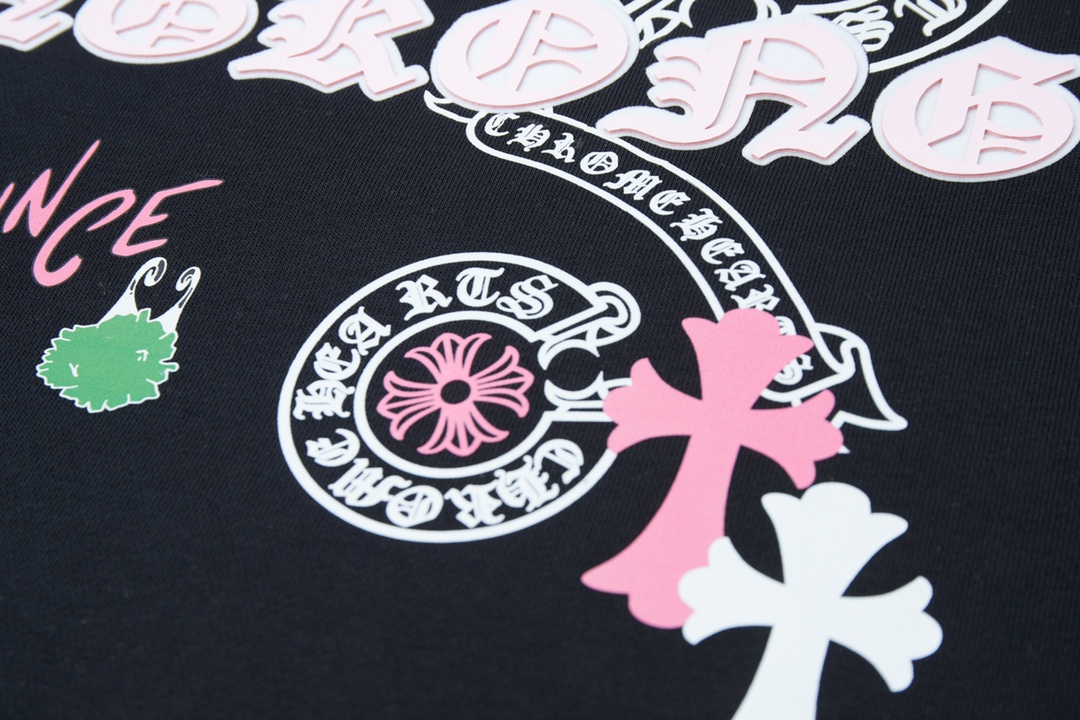 【CHROME HEARTS 公式旗艦店】クロムハーツ  丸首の衛衣 スウェット ご好評に付き再入荷240829