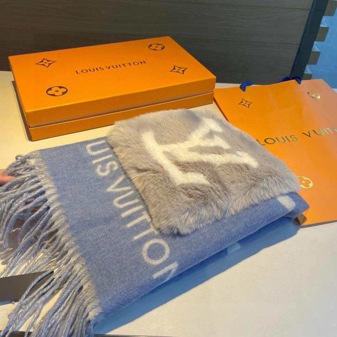 【LV LOUIS VUITTON ルイ·ヴィトン】 スカーフ 190*46cm  241107