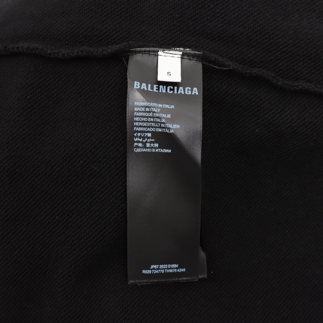 【BALENCIAGA 公式旗艦店】バレンシアガ 丸首の衛衣 スウェット ご好評に付き再入荷！241120