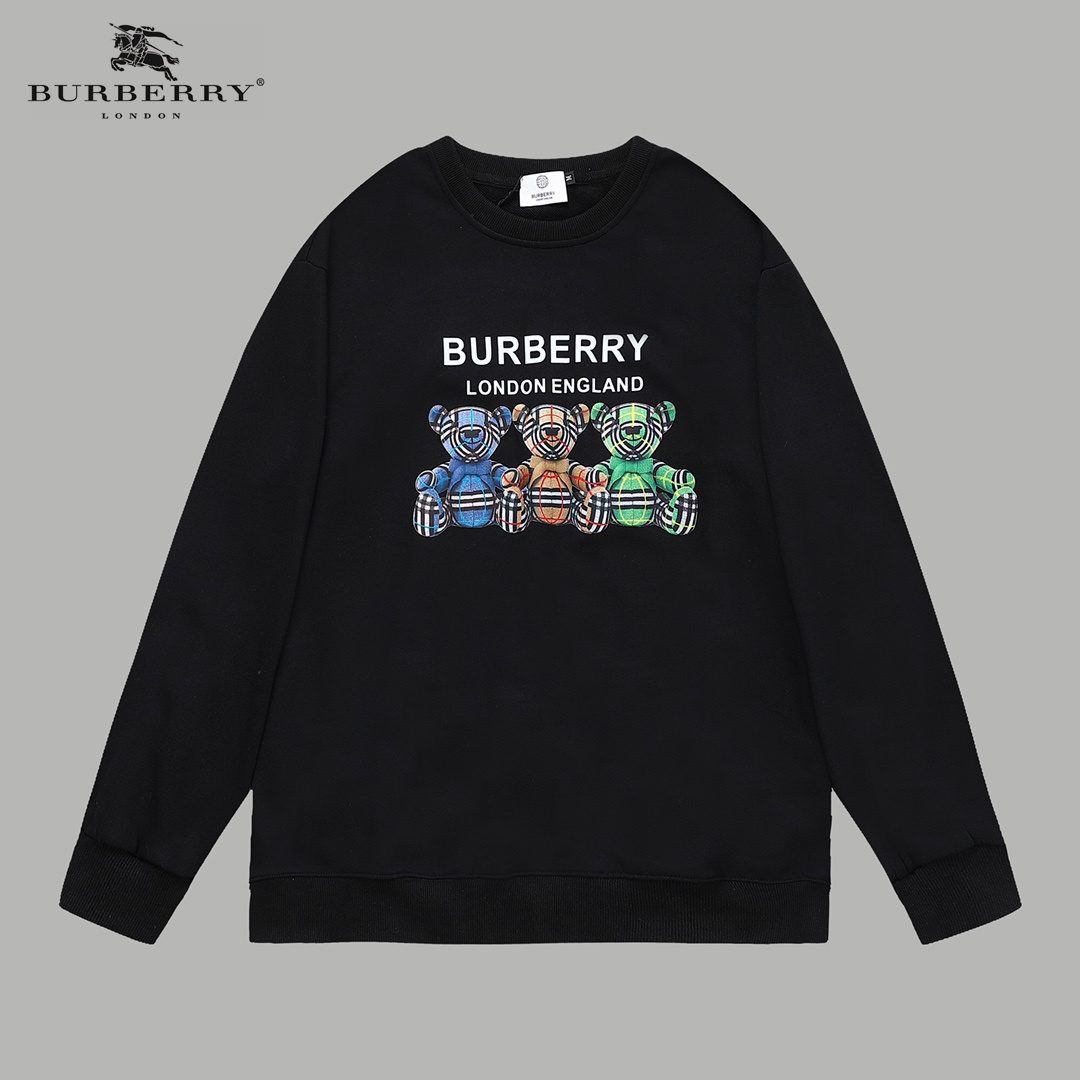 【BURBERRY 公式旗艦店】バーバリー  丸首の衛衣 スウェット ご好評に付き再入荷！