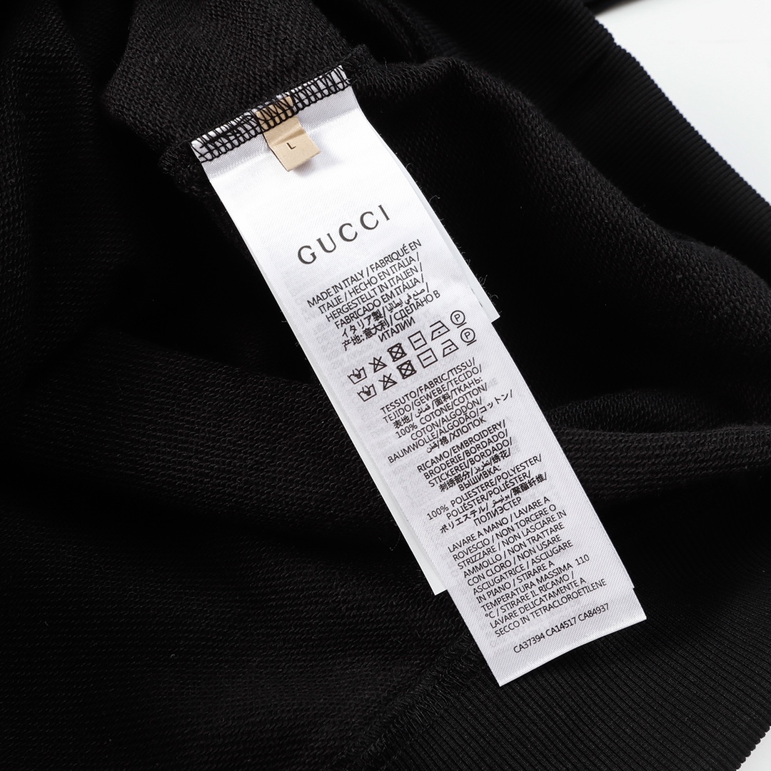 【GUCCI  公式旗艦店】グッチ  丸首の衛衣 スウェットご好評に付き再入荷 240816