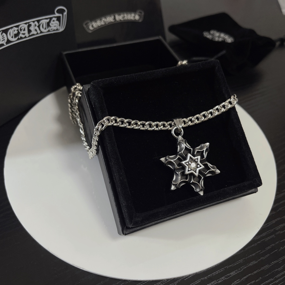 【CHROME HEARTS】ネックレス、新しいネックレス万能シンプルファッションオーナメント  241014