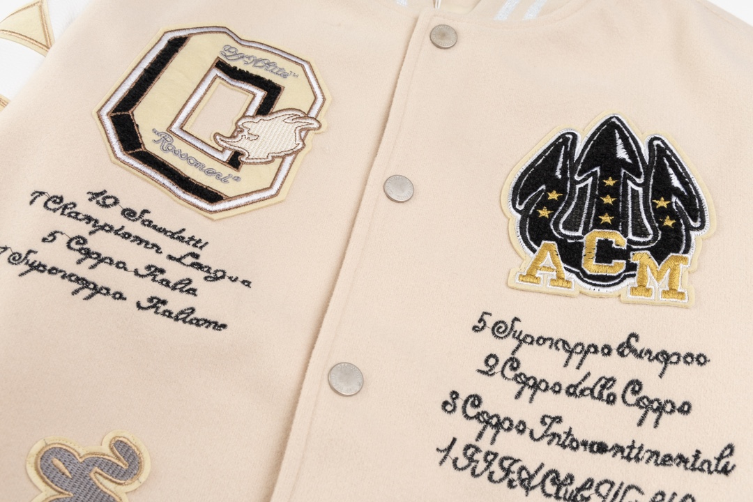 【OFF-WHITE  公式旗艦店】オフホワイト  野球着  ジャケット着ご好評に付き再入荷！241023