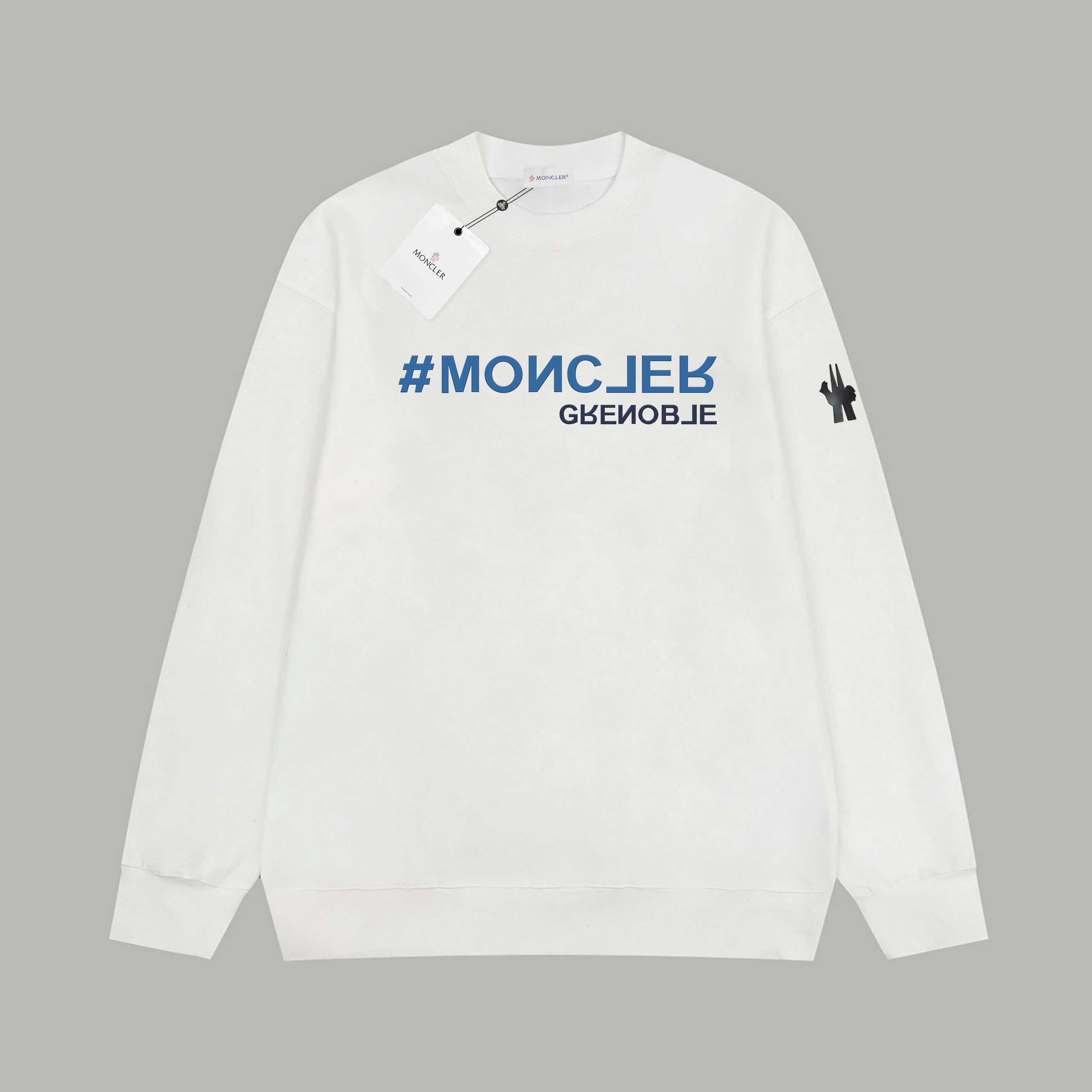 【MONCLER 公式旗艦店】モンクレール  丸首の衛衣 スウェットご好評に付き再入荷 241025