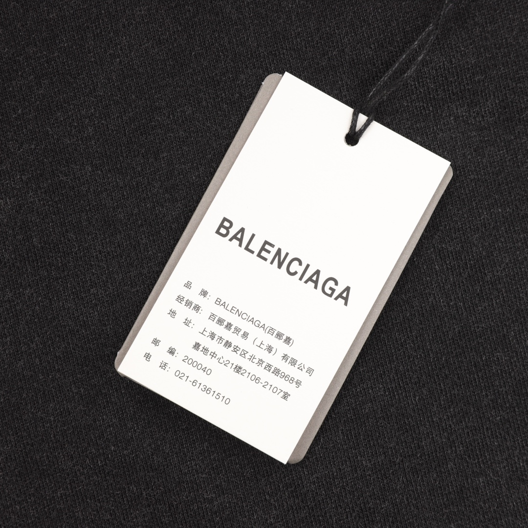 【BALENCIAGA 公式旗艦店】バレンシアガ 丸首の衛衣 スウェット ご好評に付き再入荷！241120