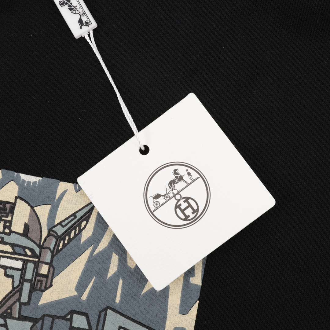 【HERMES 公式旗艦店】 エルメス 丸首の衛衣   スウェット ご好評に付き再入荷！