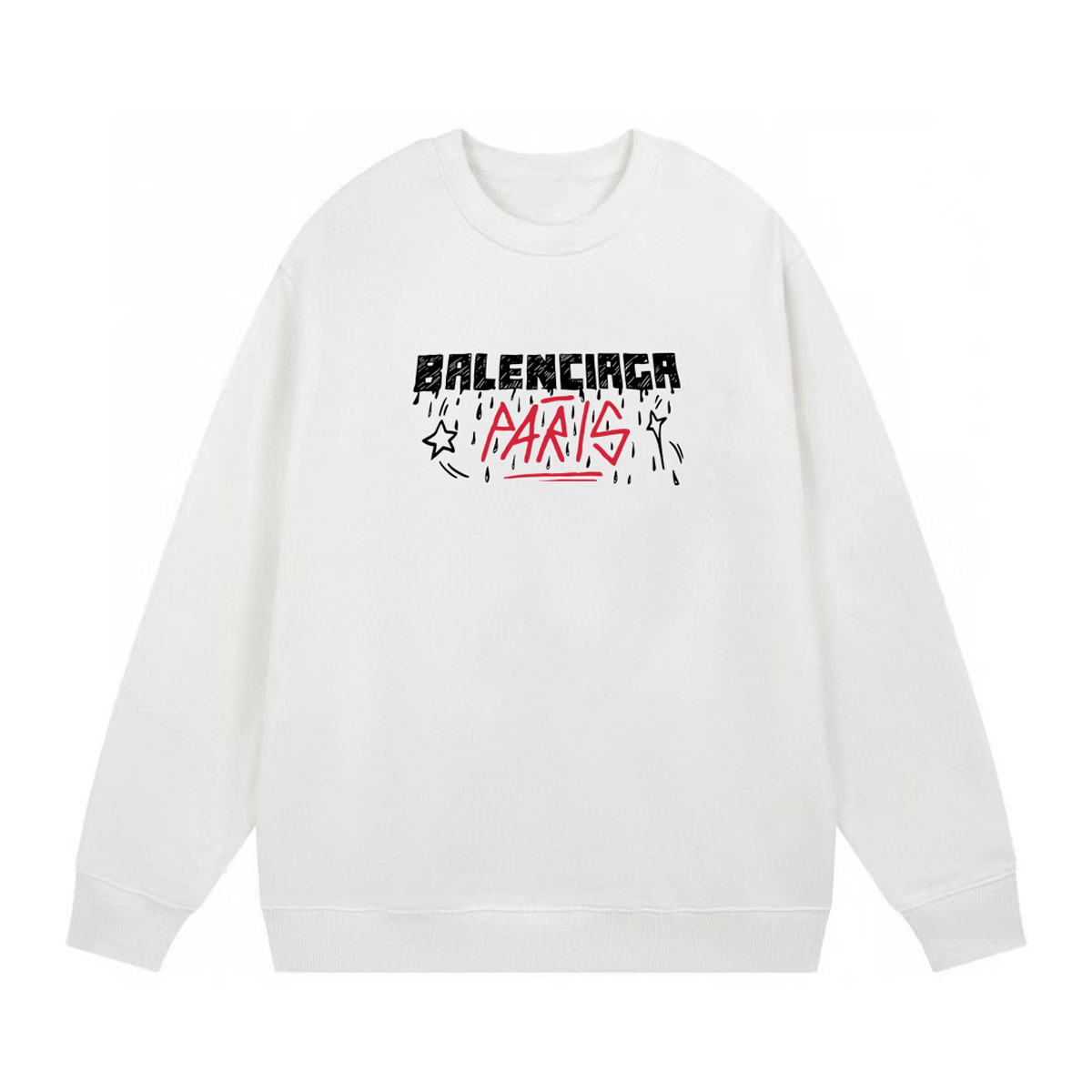 【BALENCIAGA 公式旗艦店】バレンシアガ 丸首の衛衣 スウェット ご好評に付き再入荷！