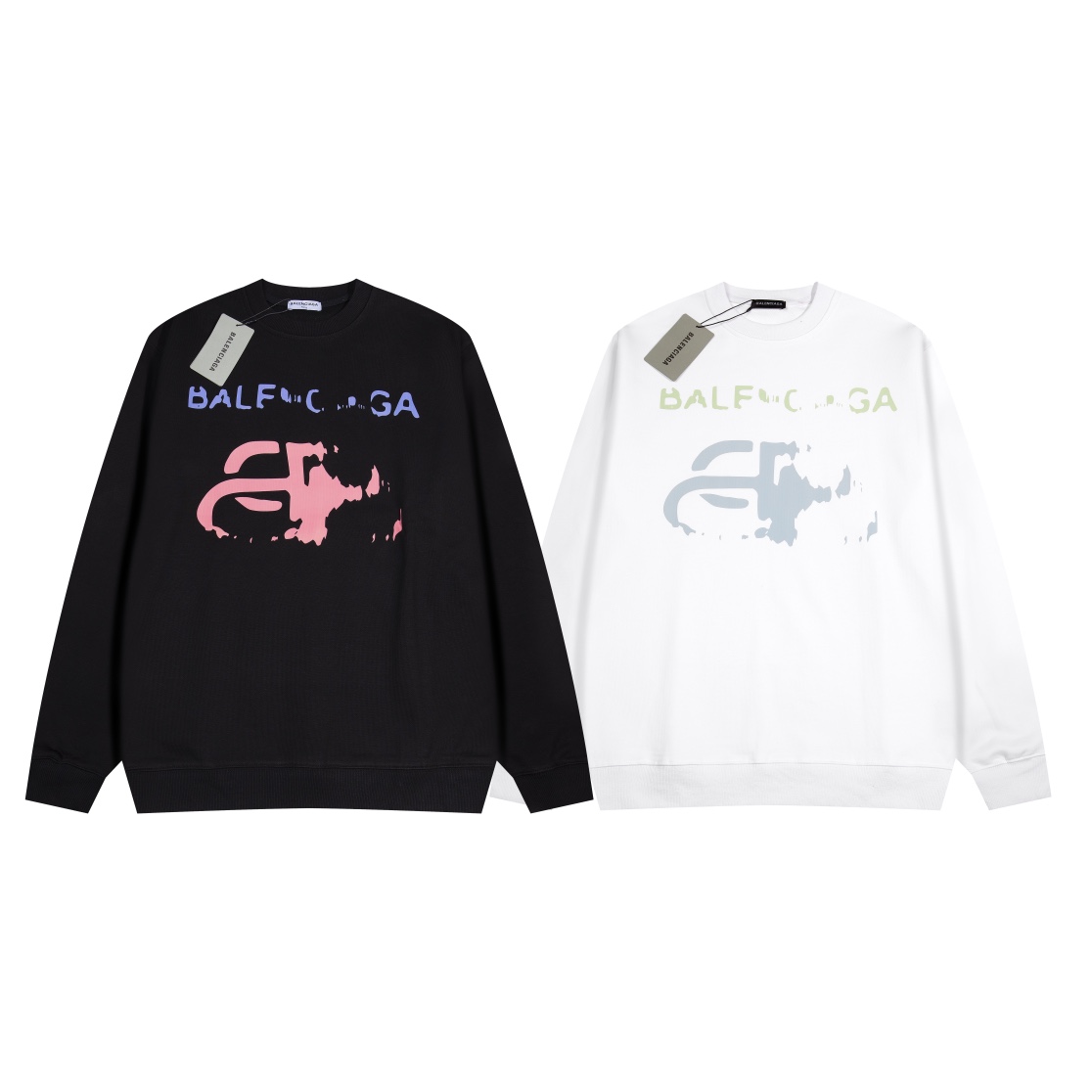 【BALENCIAGA 公式旗艦店】バレンシアガ 丸首の衛衣 スウェット ご好評に付き再入荷！