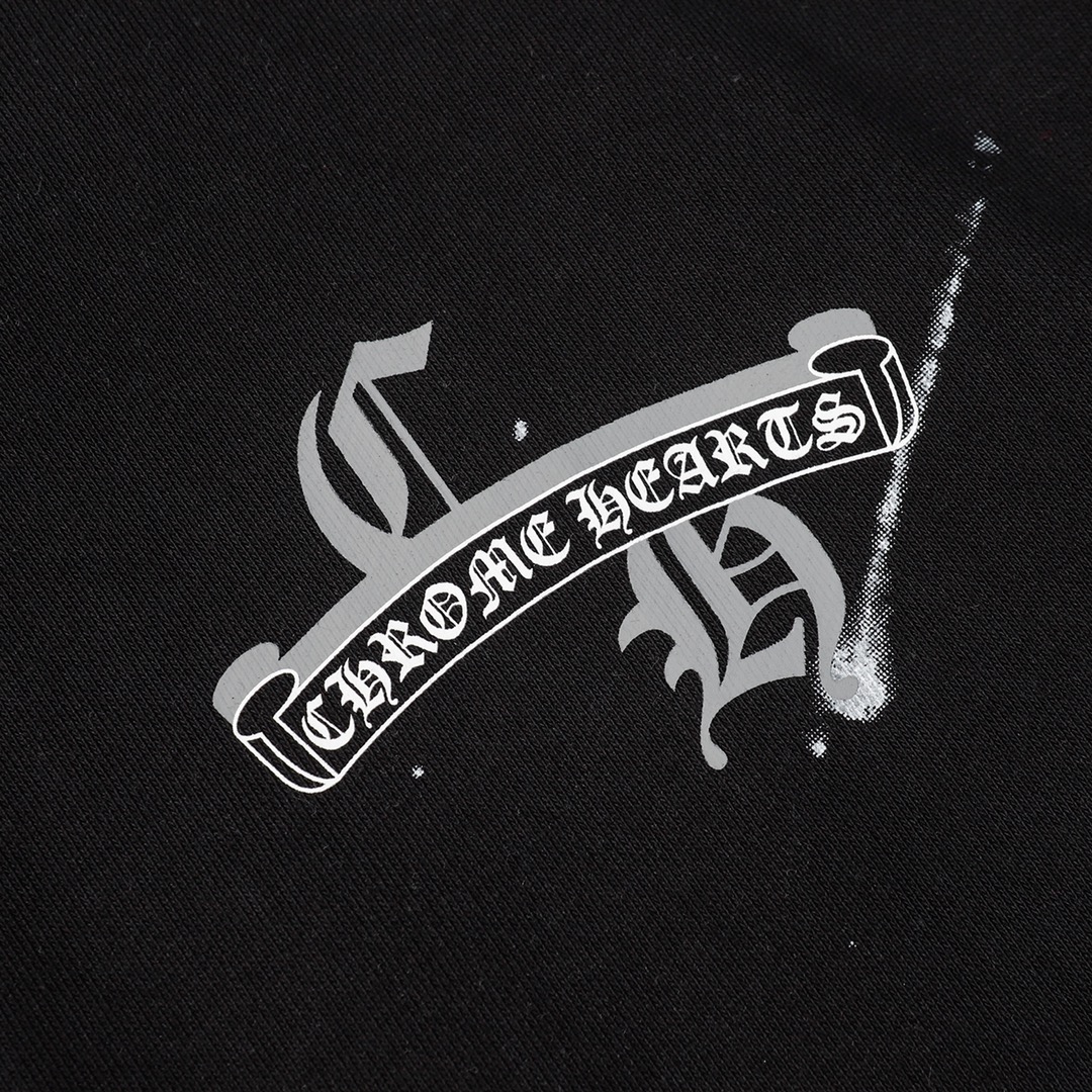 【CHROME HEARTS 公式旗艦店】クロムハーツ  丸首の衛衣  スウェットご好評に付き再入荷！