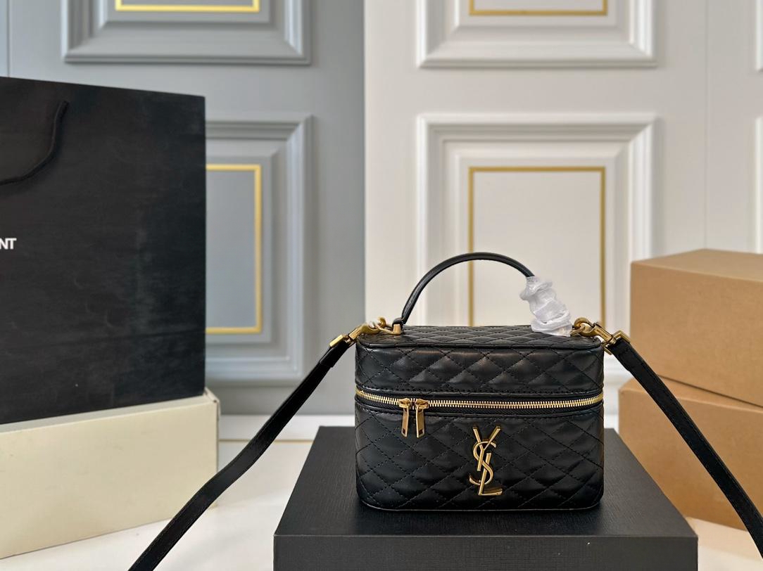 【YSL SAINT LAURENT 公式旗艦店】サンローラン   斜めがけバッグ 当日出荷 好評に付き再入荷！18*12CM  1240722