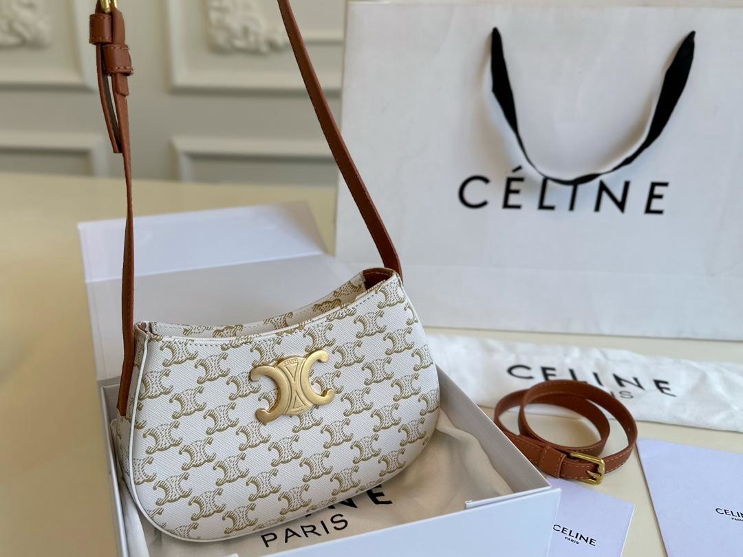 【CELINE 公式旗艦店】セリーヌ ハンドバッグ 当日出荷 好評に付き再入荷！22*13CM  1240723