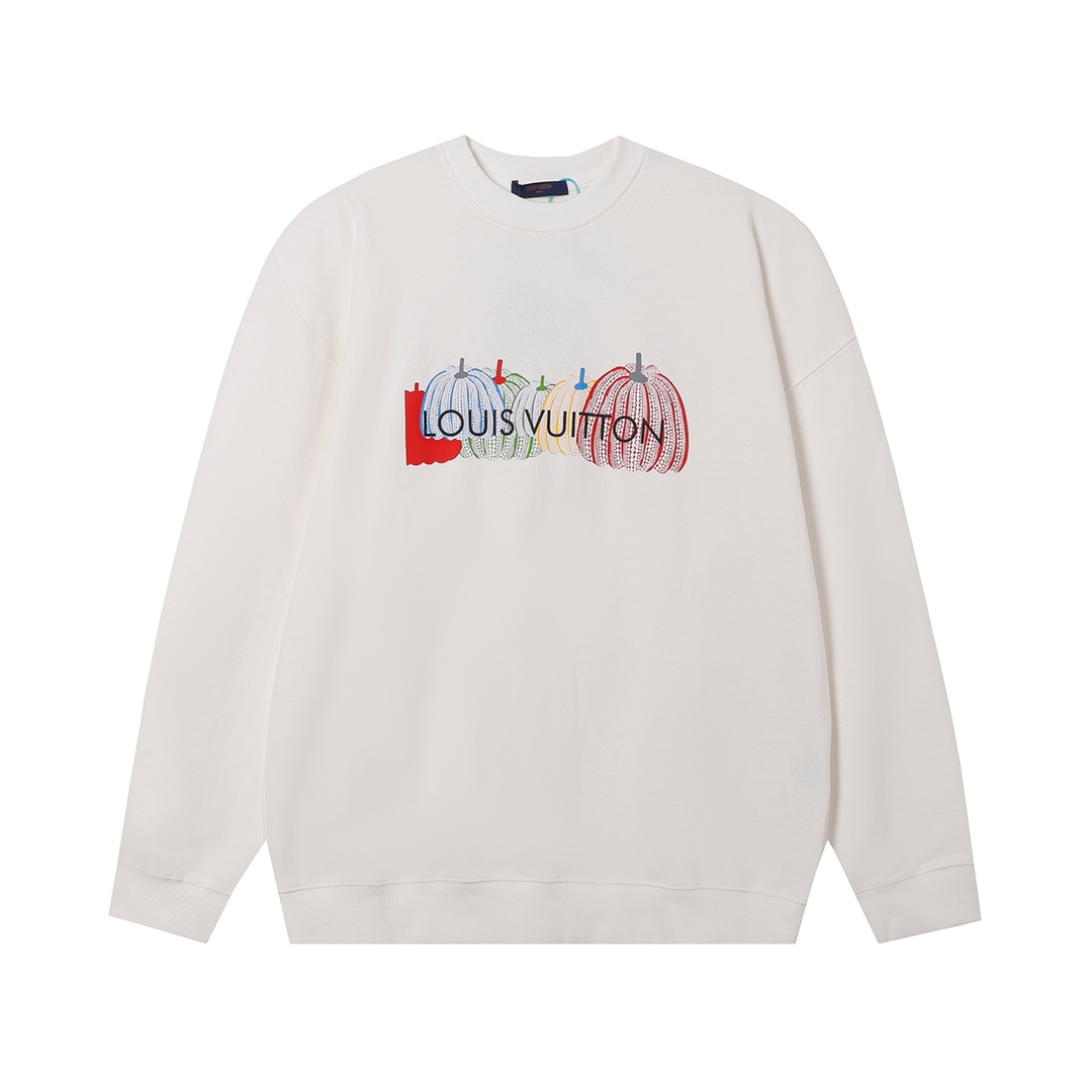 【LOUIS VUITTON  公式旗艦店】ルイヴィトン 丸首の衛衣 スウェット ご好評に付き再入荷240808