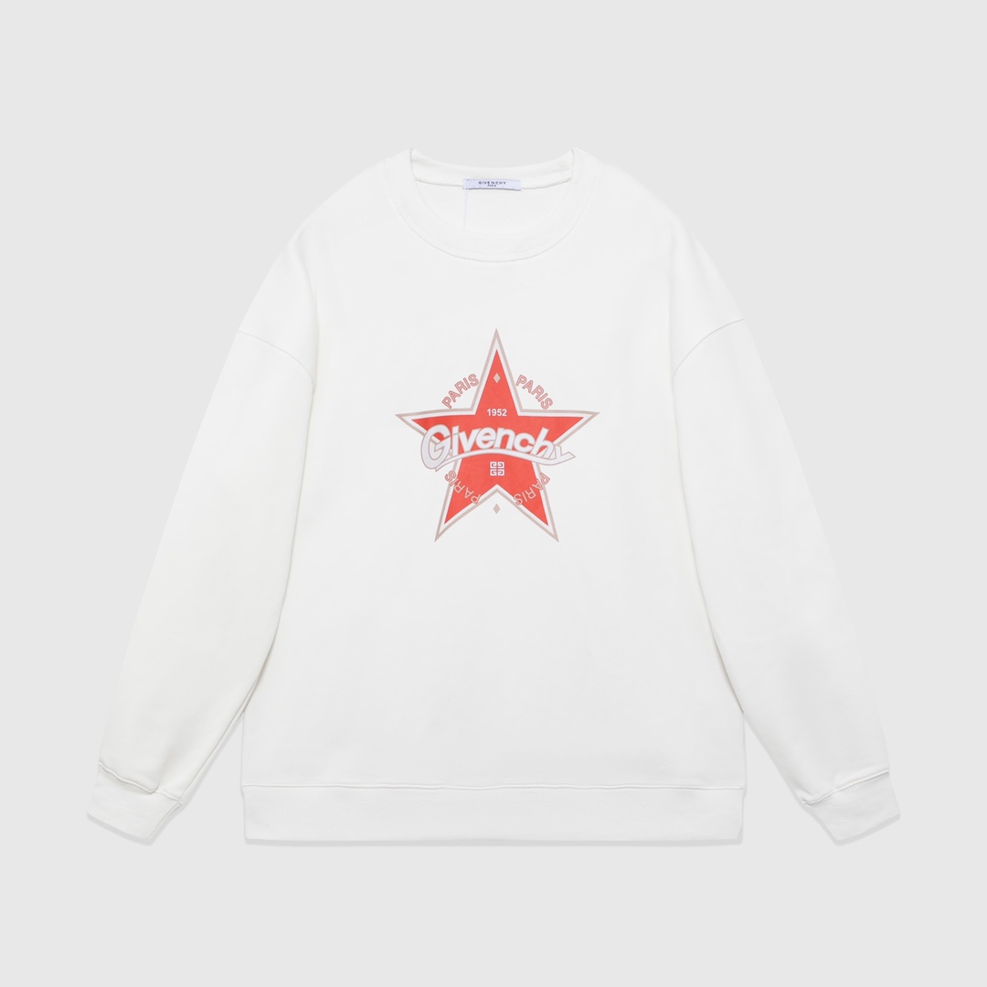 【GIVENCHY 公式旗艦店】ジバンシー 丸首の衛衣 スウェットご好評に付き再入荷 240829