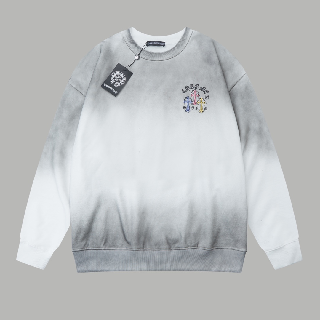 【CHROME HEARTS 公式旗艦店】クロムハーツ  丸首の衛衣 スウェット ご好評に付き再入荷240829