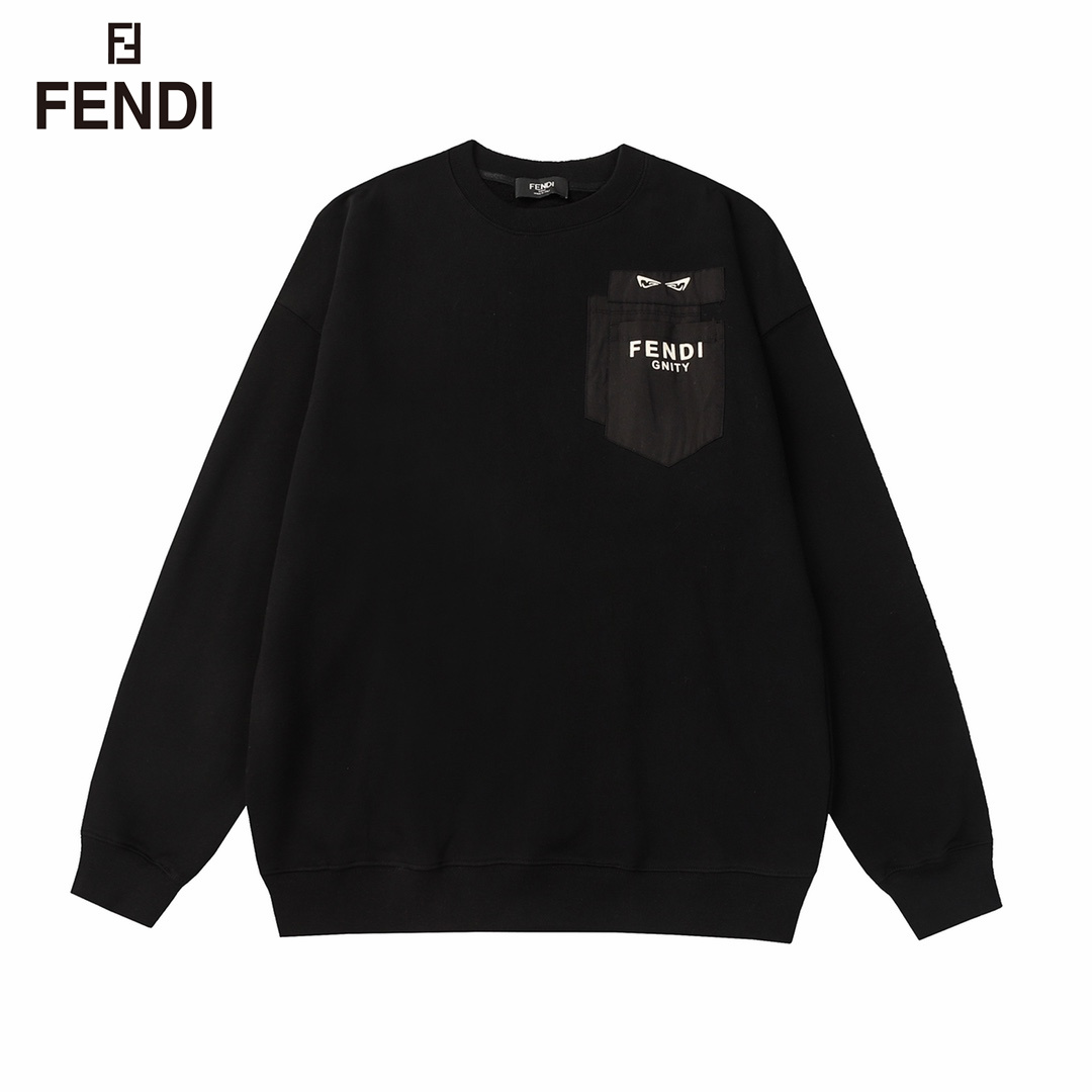 【FENDI  公式旗艦店】フェンディ丸首の衛衣 スウェット ご好評に付き再入荷！