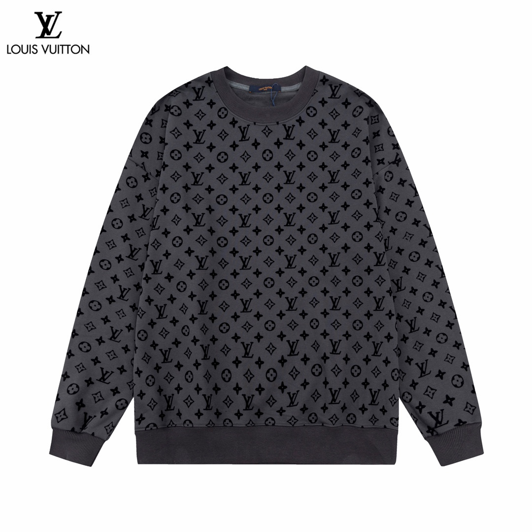 【LOUIS VUITTON  公式旗艦店】ルイヴィトン 丸首の衛衣 スウェット ご好評に付き再入荷！