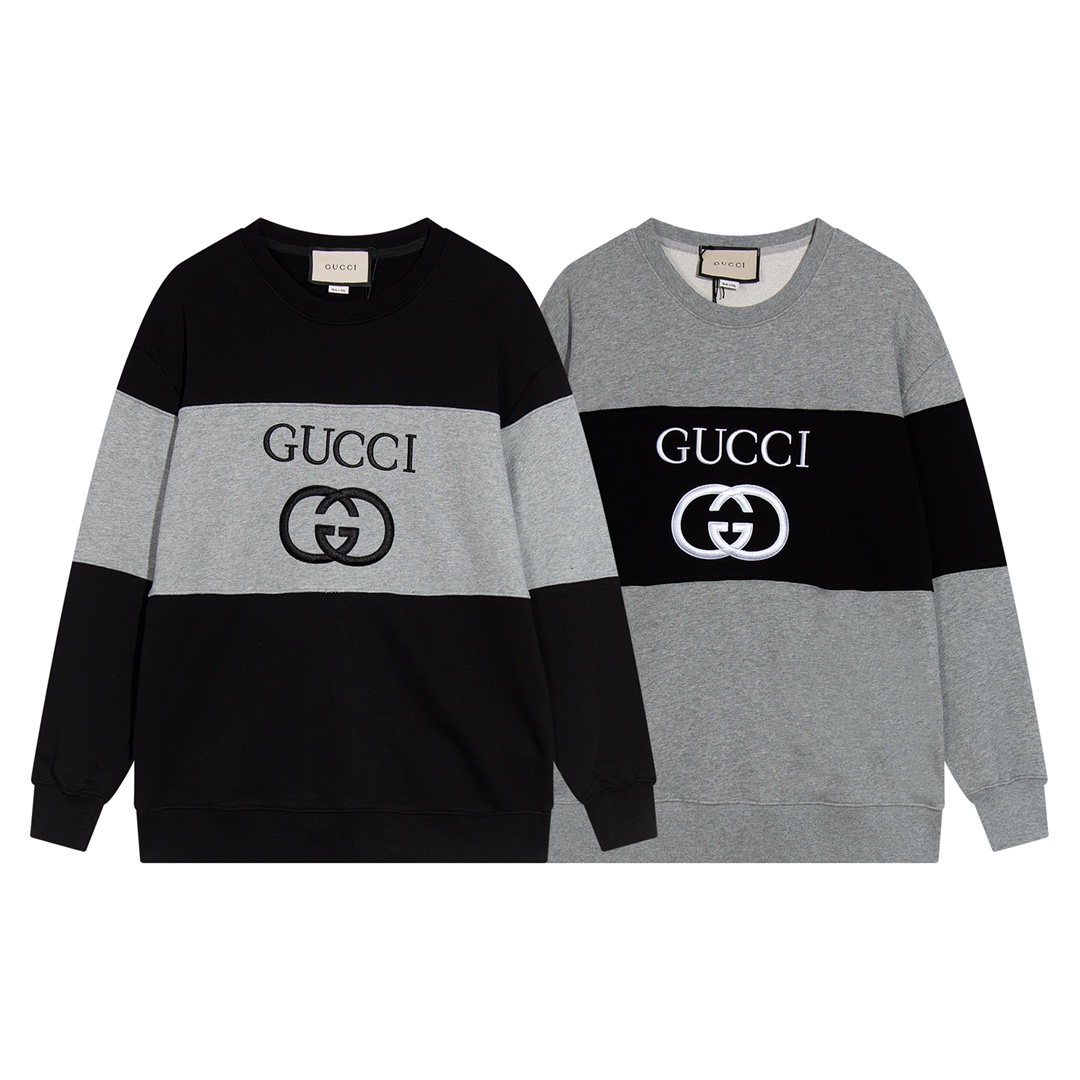 【GUCCI  公式旗艦店】グッチ  丸首の衛衣 スウェットご好評に付き再入荷！