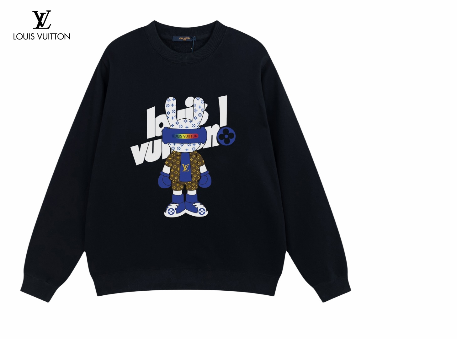 【LOUIS VUITTON  公式旗艦店】ルイヴィトン 丸首の衛衣 スウェットご好評に付き再入荷！