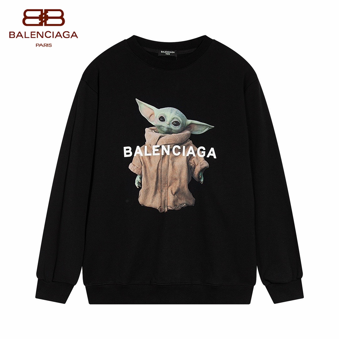 【BALENCIAGA 公式旗艦店】バレンシアガ 丸首の衛衣 スウェット ご好評に付き再入荷！