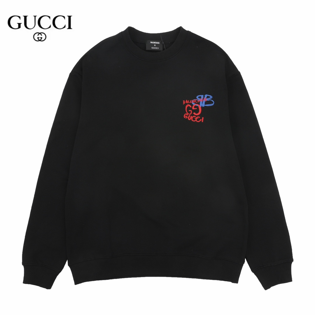 【GUCCI  公式旗艦店】グッチ  丸首の衛衣 スウェットご好評に付き再入荷！