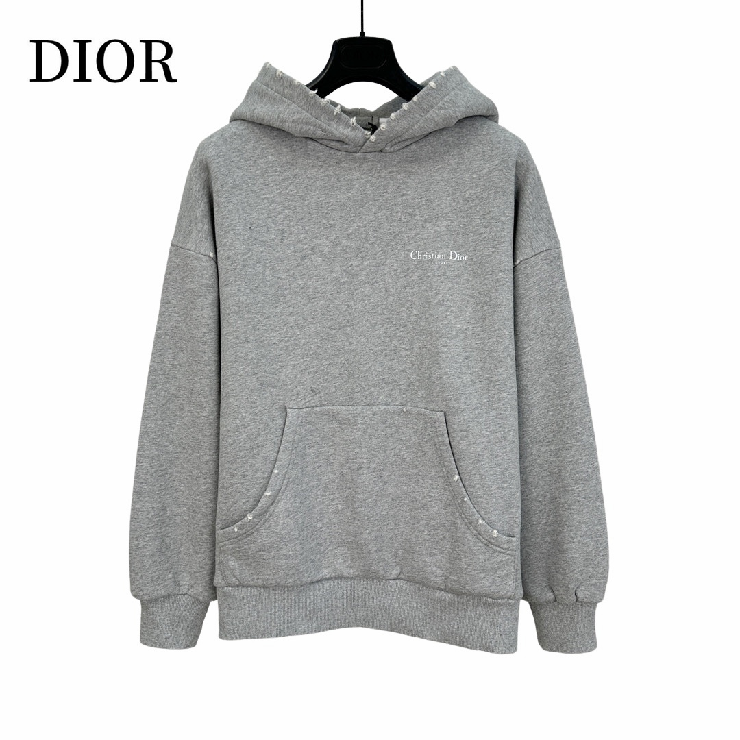 【DIOR  公式旗艦店】ディオール 丸首の衛衣 スウェットご好評に付き再入荷！