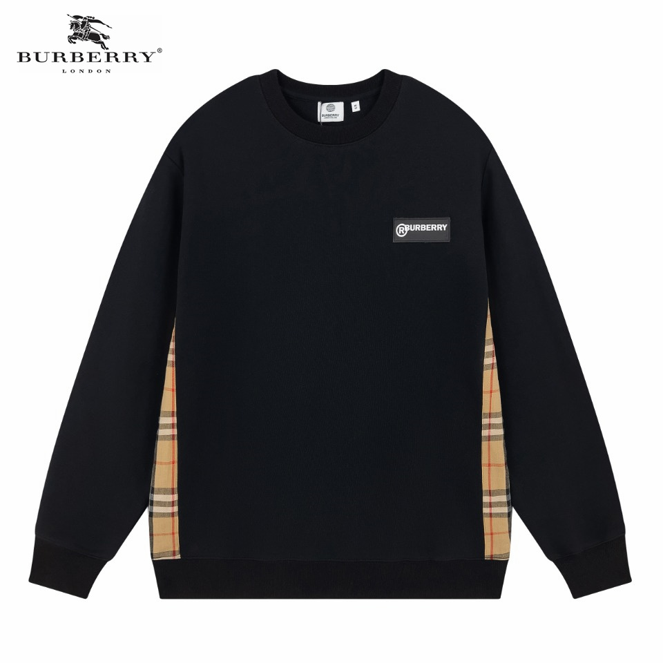 【BURBERRY 公式旗艦店】バーバリー  丸首の衛衣 スウェット ご好評に付き再入荷！