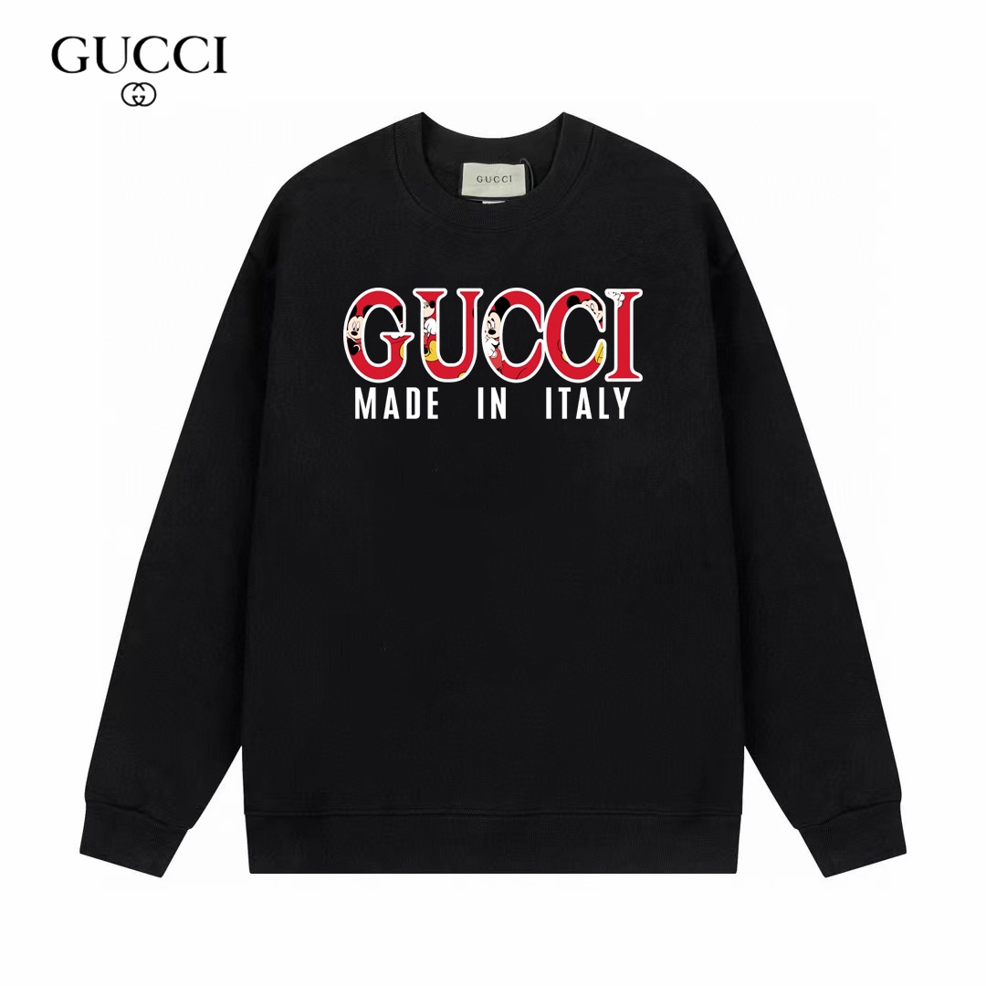 【GUCCI  公式旗艦店】グッチ  丸首の衛衣 スウェットご好評に付き再入荷！