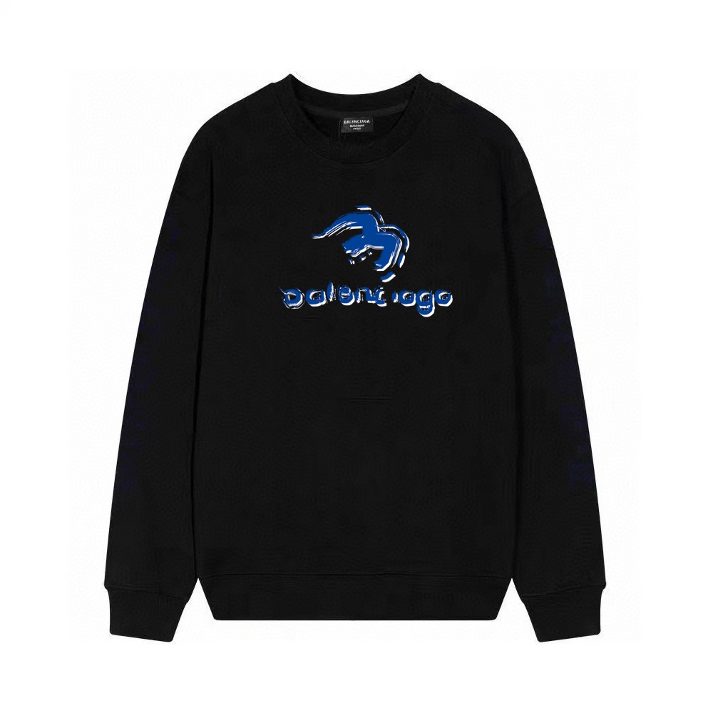 【BALENCIAGA 公式旗艦店】バレンシアガ 丸首の衛衣 スウェット ご好評に付き再入荷！